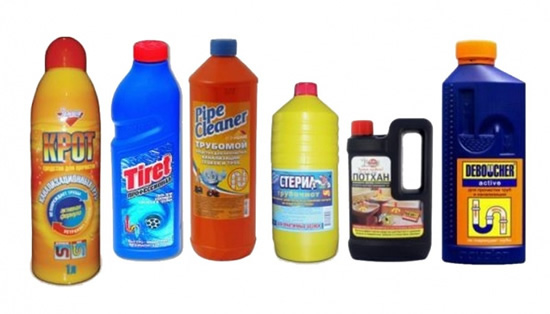 химия для чистки унитаза